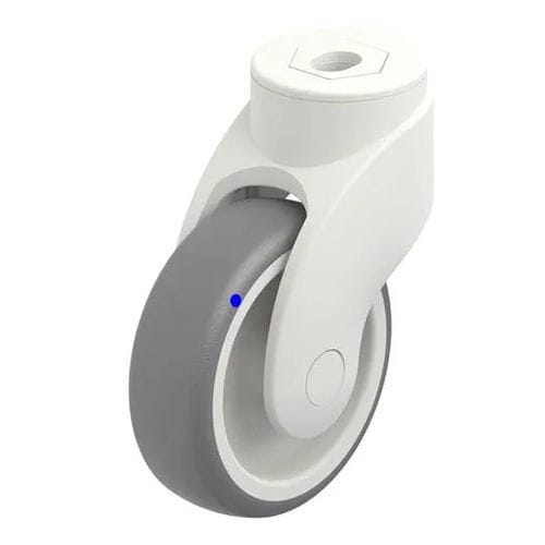 Swivel caster - LWKX-TPA series - Blickle Räder+Rollen GmbH u. Co. KG - base plate / rod / non-marking