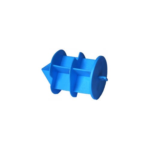 Round plug - AIL   - PLASTEM - finned / male / low-density polyethylene (LDPE)