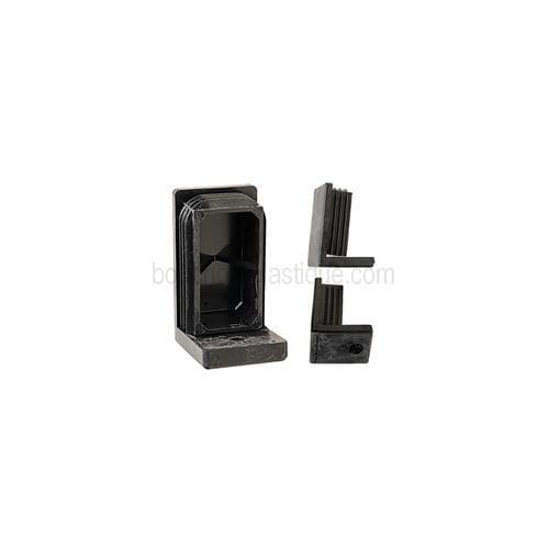 Rectangular plug - PTW series - PLASTEM - square / threaded / plastic
