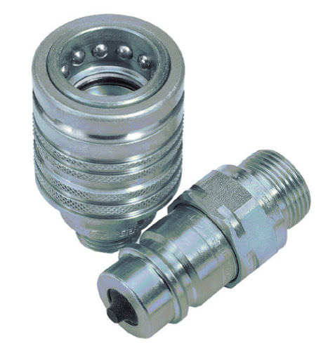 Hydraulic fitting - CPV-CNV series - FASTER S.p.A. - screw-in / poppet