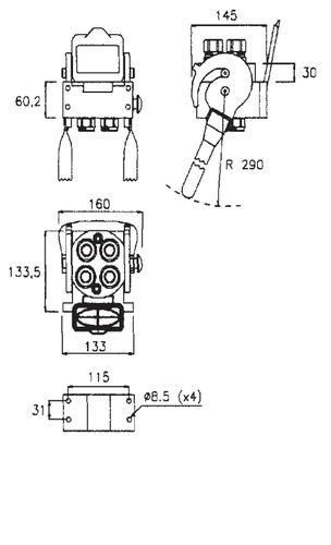 Hydraulic fitting - 2P508, 3P508 series - FASTER S.p.A. - non-spill / multi-port