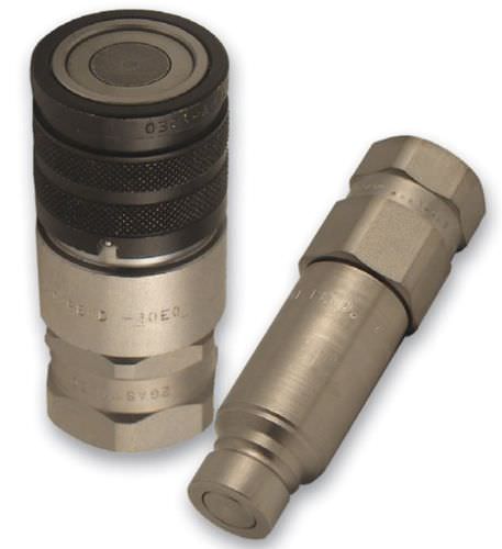 Pneumatic fitting - 3FFH series - FASTER S.p.A. - quick / high-pressure / flat-face