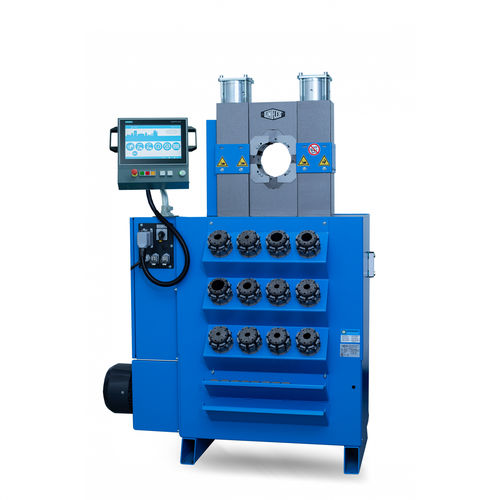 Hose crimping machine - HM 230 - Uniflex-Hydraulik GmbH - automatic / electro-hydraulic / compact