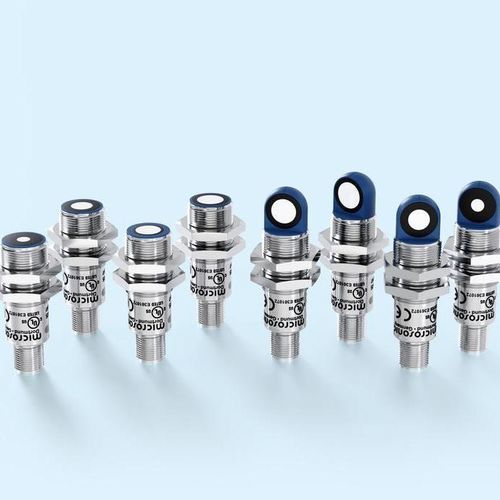 Ultrasonic proximity sensor - pico+ series - microsonic - cylindrical / M18 / M12