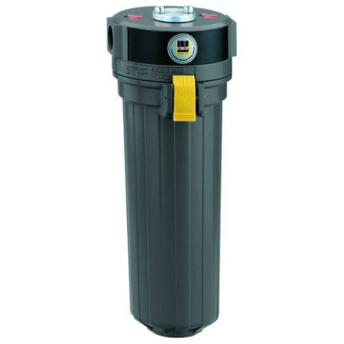 Cartridge filter housing - FF-DFP 45 - Schneider Druckluft GmbH - activated carbon / for liquids / plastic