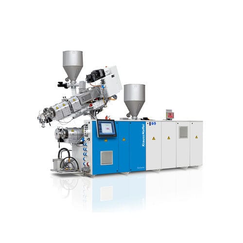 Multilayer extrusion line - KraussMaffei - profile / for PVC / for PE