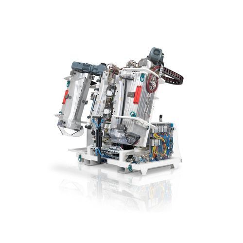 Foamed plastic part production machine - KraussMaffei - modular / robotized / for small batches