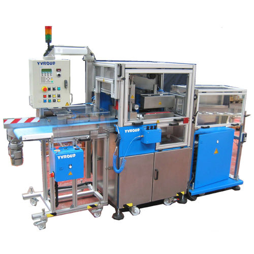 Guillotine cutting machine - AT300-80-H - YVROUD - for metal / tube ...