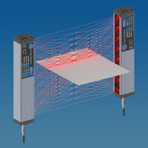 Access control light curtain - AS series - Intellisense Microelectronics - multibeam / through-beam / for small parts