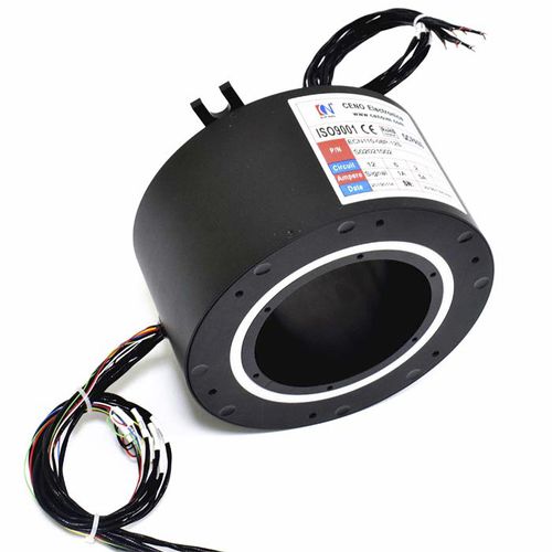 Through-bore slip ring - ECN110-08P-12S  - CENO Electronics technology Co., Ltd - industrial / IP54 / low-torque