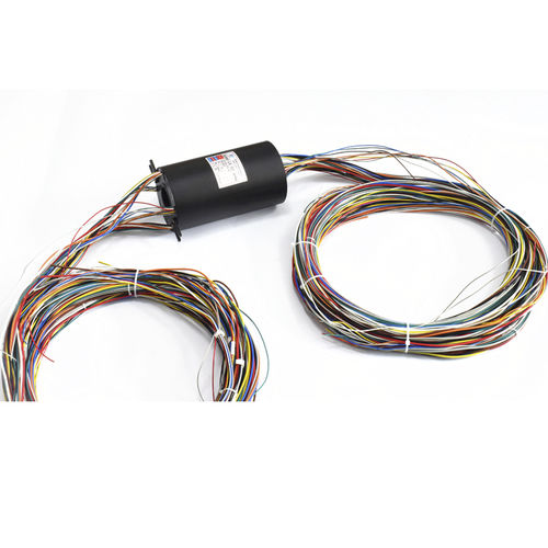Electric slip ring - ECN038-20P3-16S  - CENO Electronics technology Co., Ltd - through-bore / industrial / metal