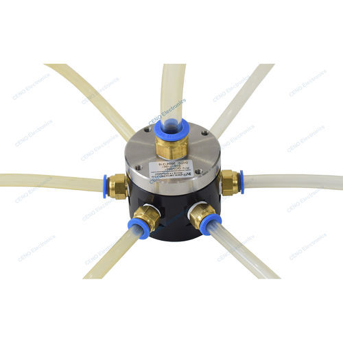 Compressed air rotary union - QCN0601 - CENO Electronics technology Co., Ltd - for air / for gas / 6-passage