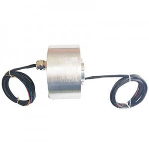 Custom-made electrical slip ring - DHK025 series - JiuJiang Ingiant Technology Co.,Ltd - through-hole / for wrapping machines / packaging machine