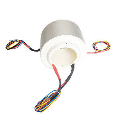 Electric slip ring - DHK100 - JiuJiang Ingiant Technology Co.,Ltd - through-bore / for cable reels / for wind turbine