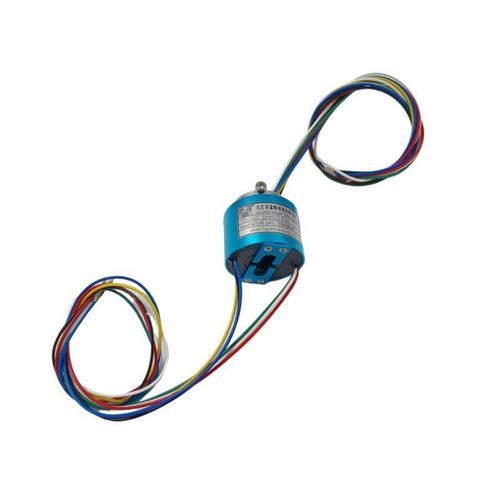 Through-hole slip ring - DHK012-6-5A - JiuJiang Ingiant Technology Co.,Ltd - for CCTV applications / for industrial applications / for rotary tables
