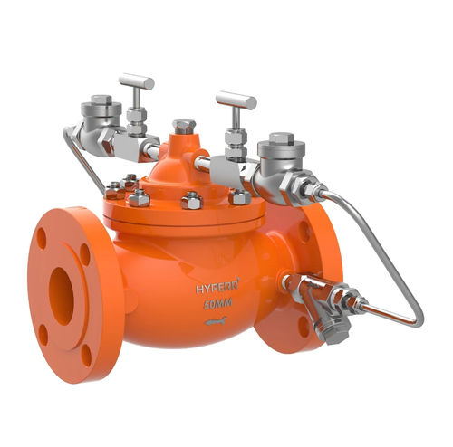 Membrane check valve - HV-ACV-08 - Hyper Valves - for water / flange / for water systems