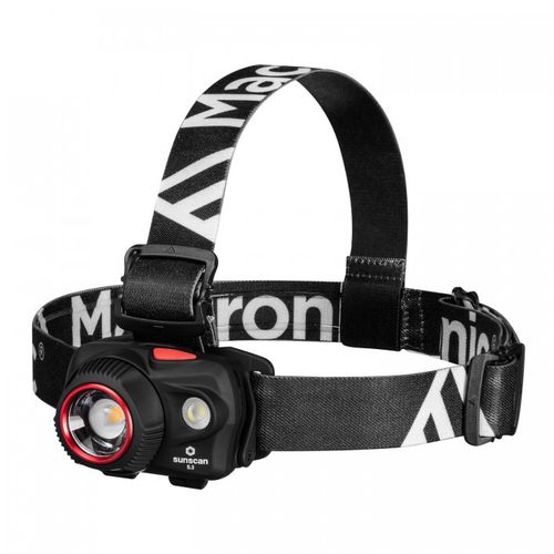 LED head lamp - SUNSCAN 5.3 - Mactronic - flashing / work / rechargeable