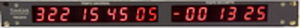 Time code display - TMA2040 - TimeLink microsystems - LED / IRIGB / 19" rack