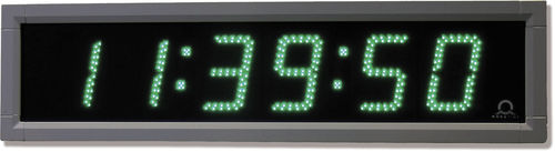 Digital clock - DSC - BÜRK MOBATIME GmbH - LED / wall-mounted / double-sided