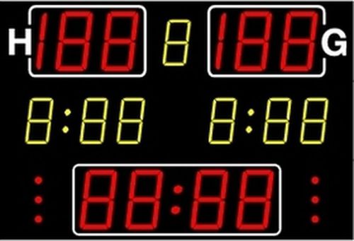 LED display - MSA 210.300-1000 - BÜRK MOBATIME GmbH - touch screen / graphic / control
