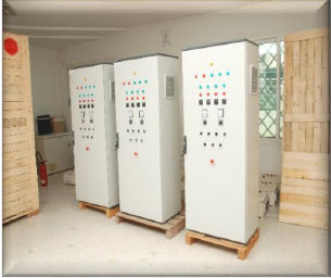 Equipped electrical enclosure - SIELE - floor-mounted / metal / industrial