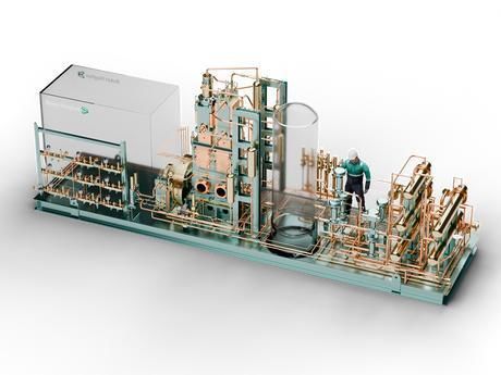 Hydrogen compressor - VerHy 550 series - Baker Hughes - electric / stationary / oil-free