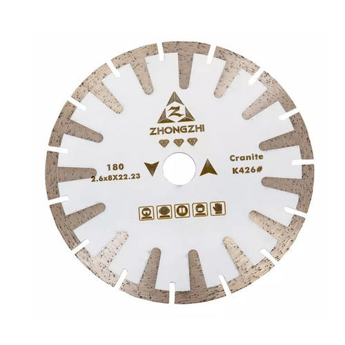 Segmented saw blade - Quanzhou Zhongzhi New Material Technology Co., Ltd - circular / cutting / steel