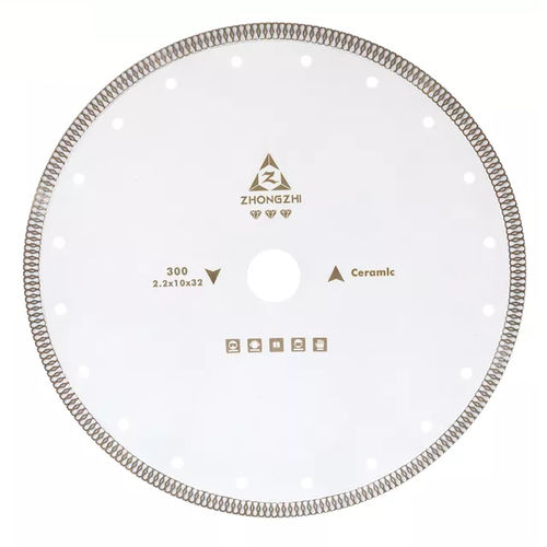 Ceramic saw blade - Quanzhou Zhongzhi New Material Technology Co., Ltd - cutting / sintered diamond / custom