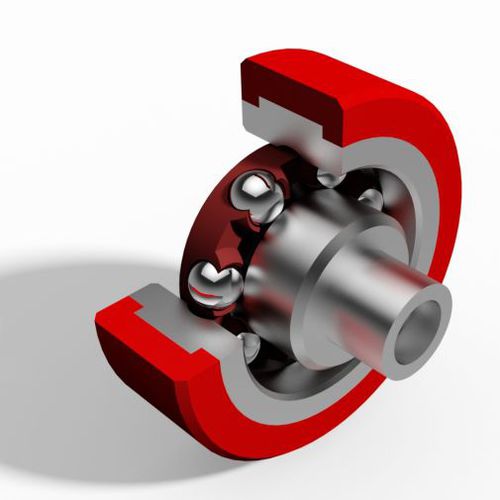 Roller bearing - KLY - AKT GmbH - radial / steel / plastic