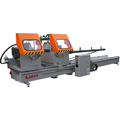 Aluminum twin-head cutting-off machine - LINCE 550 series - OMC di bisognagni srla - for profiles
