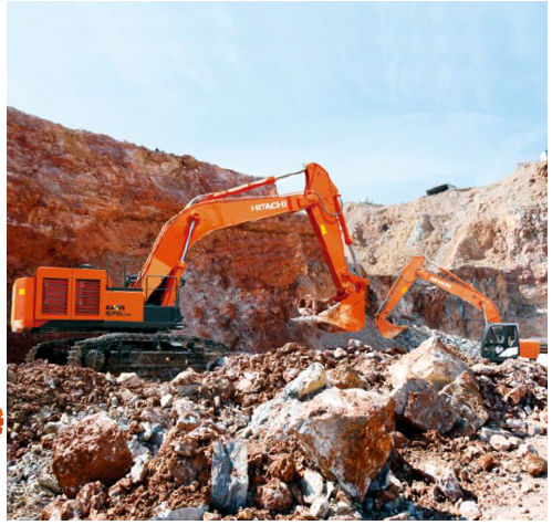 Large excavator - ZX670LCH-5G - HITACHI Construction Machinery