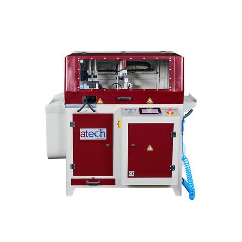 Miter saw - AP500 - ATECH MACHINE - cut-off / vertical / for aluminum