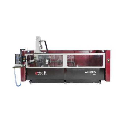 10-axis CNC machining center - AluPro-C341 - ATECH MACHINE - vertical / for PVC / for aluminum
