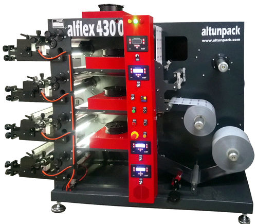 3-color flexographic press - alflex 3300 - altunpack makine san tic ltd şti - for paper / for plastic film / carton