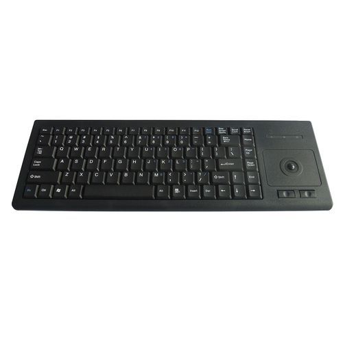 Desktop keyboard - CK-KB400135-16TBPS - Clickin Industrial Co., Ltd. - with mechanical keys / with trackball / industrial