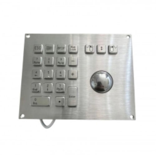 Laser trackball - CK-TR3IN2-38 - Clickin Industrial Co., Ltd. - panel-mount / 38 mm / stainless steel