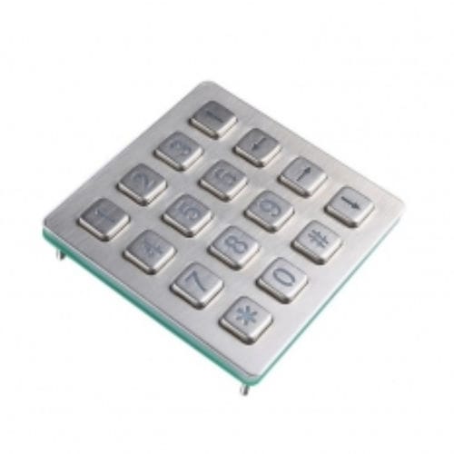 16-key keypad - CK-KE9393-BL - Clickin Industrial Co., Ltd. - panel-mount / 304 stainless steel / IP65