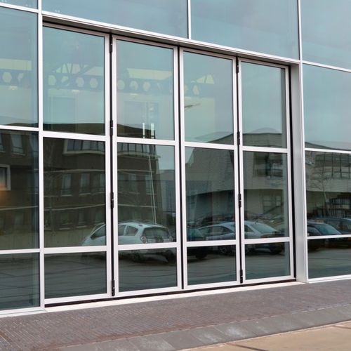 Folding door - THERMO AL603SF - Schneider Torsysteme Gesellschaft m.b.H - sliding / aluminium / glass