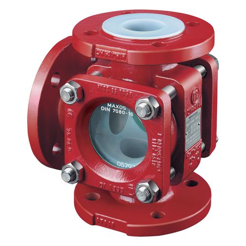 Borosilicate glass sight glass TSG series Richter Chemie Technik