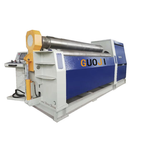 4-roller plate bending machine - GJW12H-10X2500 - Nantong Guoji Machinery Equipment Co.,Ltd. - hydraulic / automatic / with mobile control panel