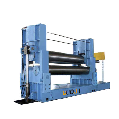 3-roller plate bending machine - GJW11Y-60X2500 - Nantong Guoji Machinery Equipment Co.,Ltd. - hydraulic / automatic / with mobile control panel