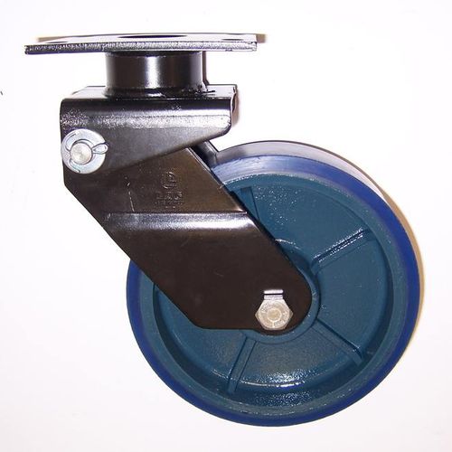 Swivel caster - ZETA SOFT + M34 - LAG SPA - base plate / with ball bearing / high load capacity