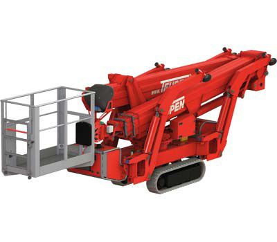 Crawler articulated boom lift - LEO 21 GT - Teupen - diesel engine / compact