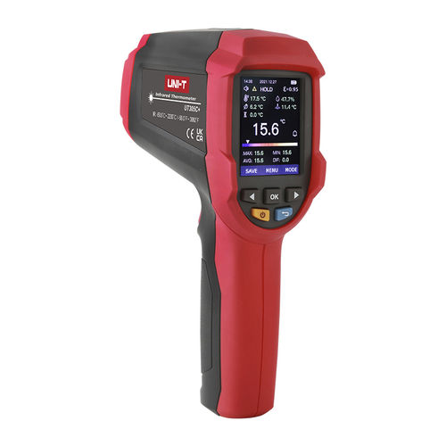 Thermocouple thermometer - UT305+ series - UNI-TREND TECHNOLOGY (CHINA) CO., LTD. - infrared / with LCD display / relative humidity