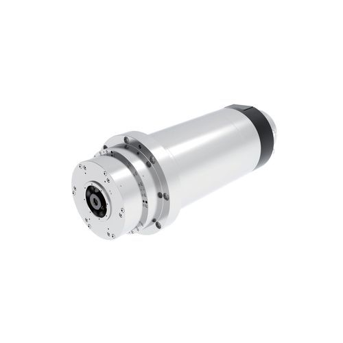 Milling spindle - DGZYX-21012/45-HSKT100 - Guangzhou Haozhi Industrial Co., Ltd - turning / motorized / air-cooled