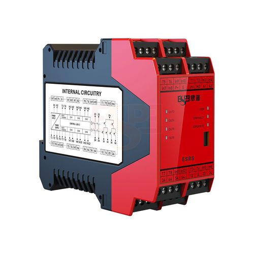 Emergency stop safety relay - ESRS  - Shenzhen ESPE technology Co., LTD - 2 NO / PNP / PLe