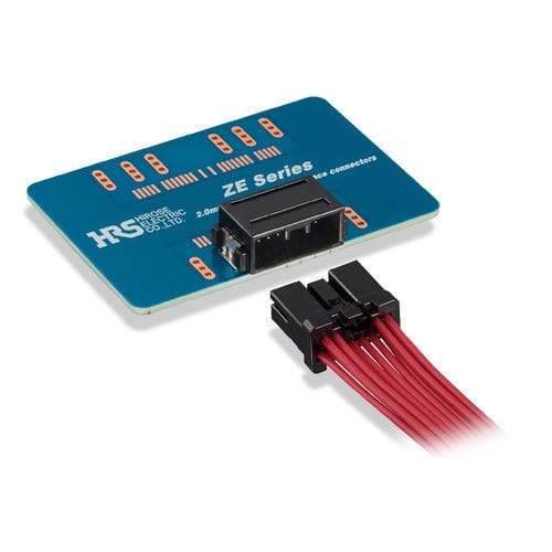 Wire-to-board electrical connector - ZE05 Series  - Hirose Electric Europe B.V. - data / hybrid / SMT