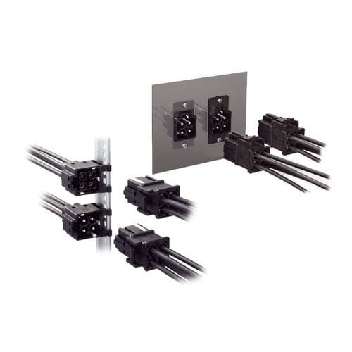 Electrical power supply connector - EM35M Series - Hirose Electric Europe B.V. - DIN / parallel / crimp
