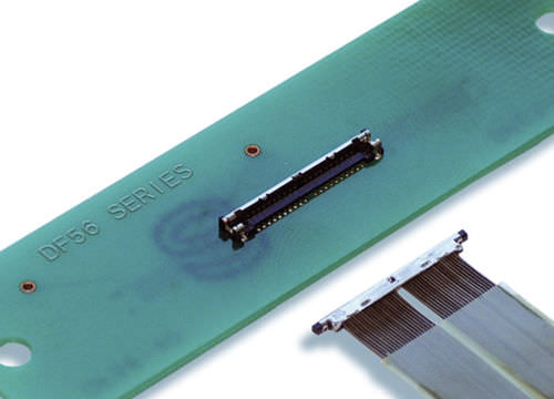 Coaxial connector - DF56 series - Hirose Electric Europe B.V. - SMT / board-to-wire / parallel