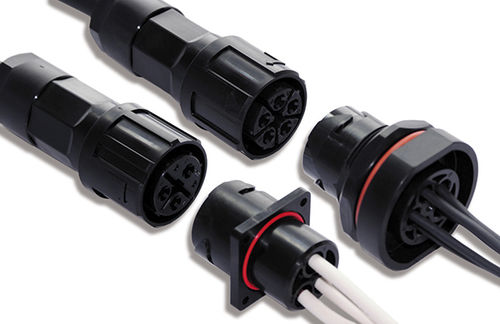 Data connector - HR41 series - Hirose Electric Europe B.V. - circular / locking / for battery